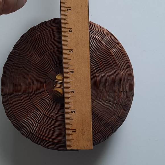 Vintage Woven Sewing Basket - Picture 3 of 8